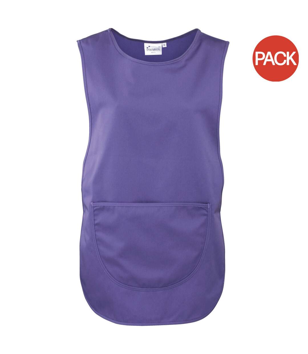 Premier Ladies/Womens Pocket Tabard / Workwear (Pack of 2) (Purple) (UTRW7031)-1