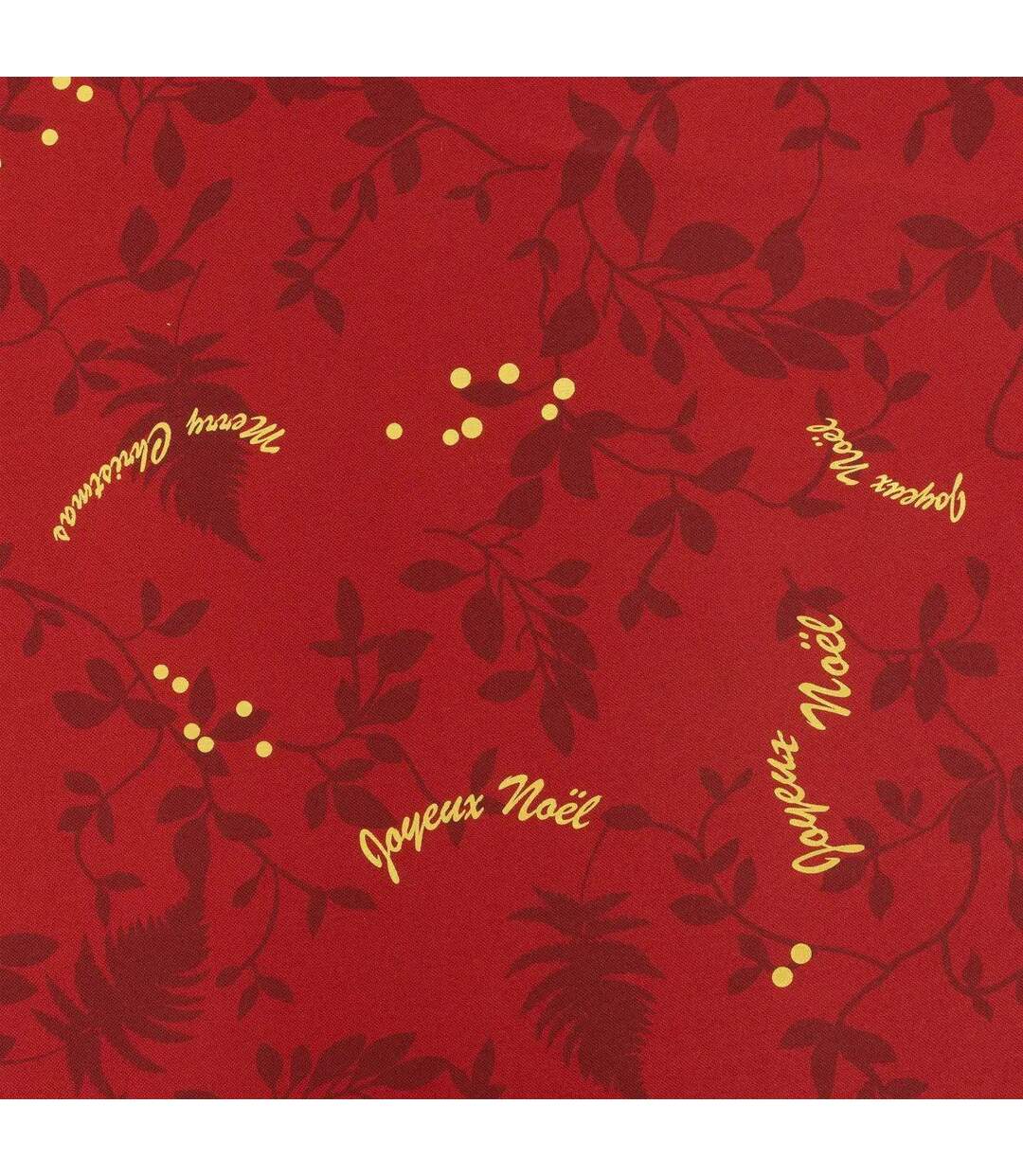 Nappe Antitache Ronde Maison des Couleurs 180cm Rouge-2