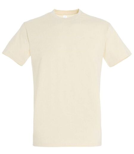 T-shirt manches courtes - Mixte - 11500 - beige crème