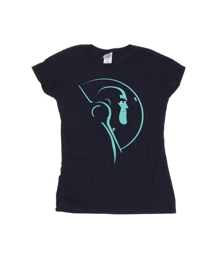 Disney T-shirt en coton Femme/Ladies Lightyear Space Helmet Stare (Bleu marine) - UTBI29052
