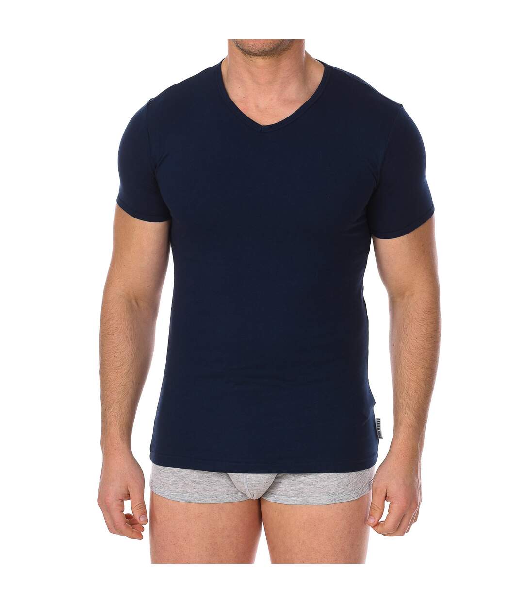 Pack-2 Essential Short Sleeve T-Shirts BKK1UTS02BI for Men-4