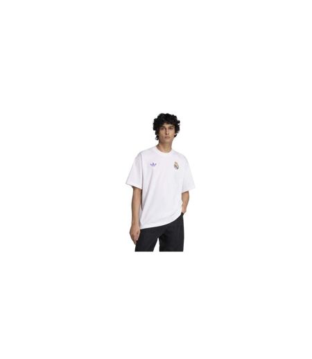 Mens Originals Real Madrid Cf T-shirt White Adidas
