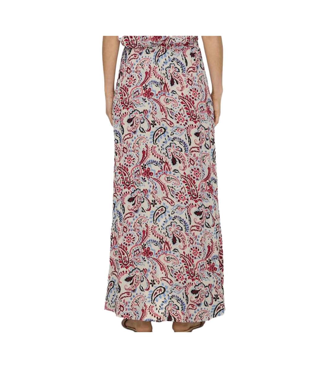 Jupe ecru à fleurs femme jdy breeze - l-2