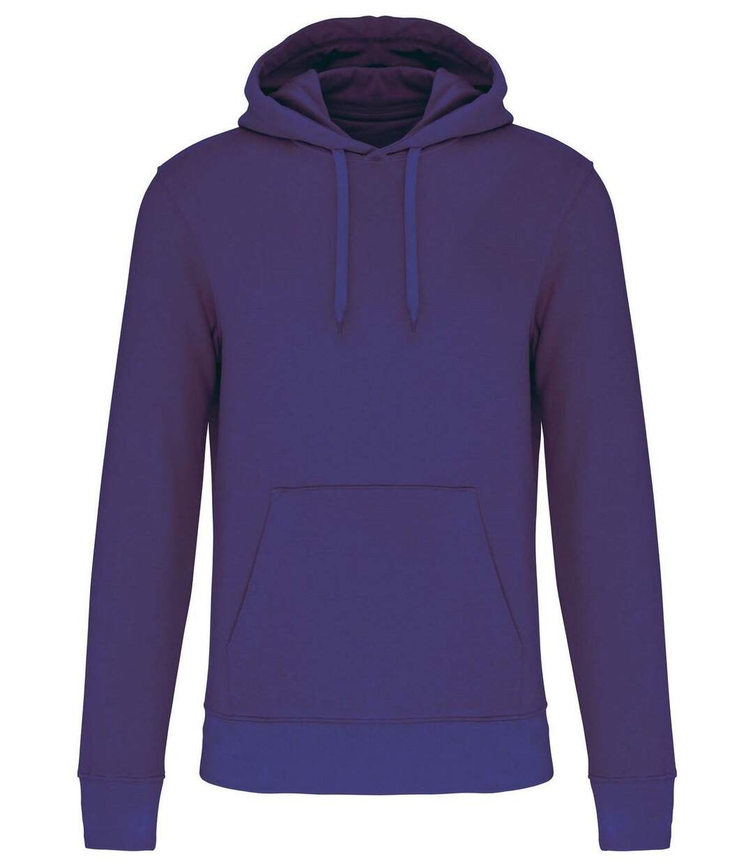 Sweat à capuche écoresponsable - Homme - K4027 - violet foncé