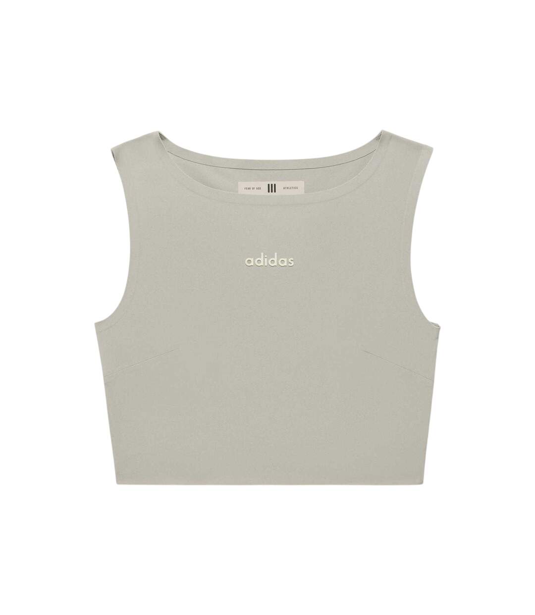 Womens/ladies Fear Of God Minimalist Knitted Tank Top Sesame Adidas-1