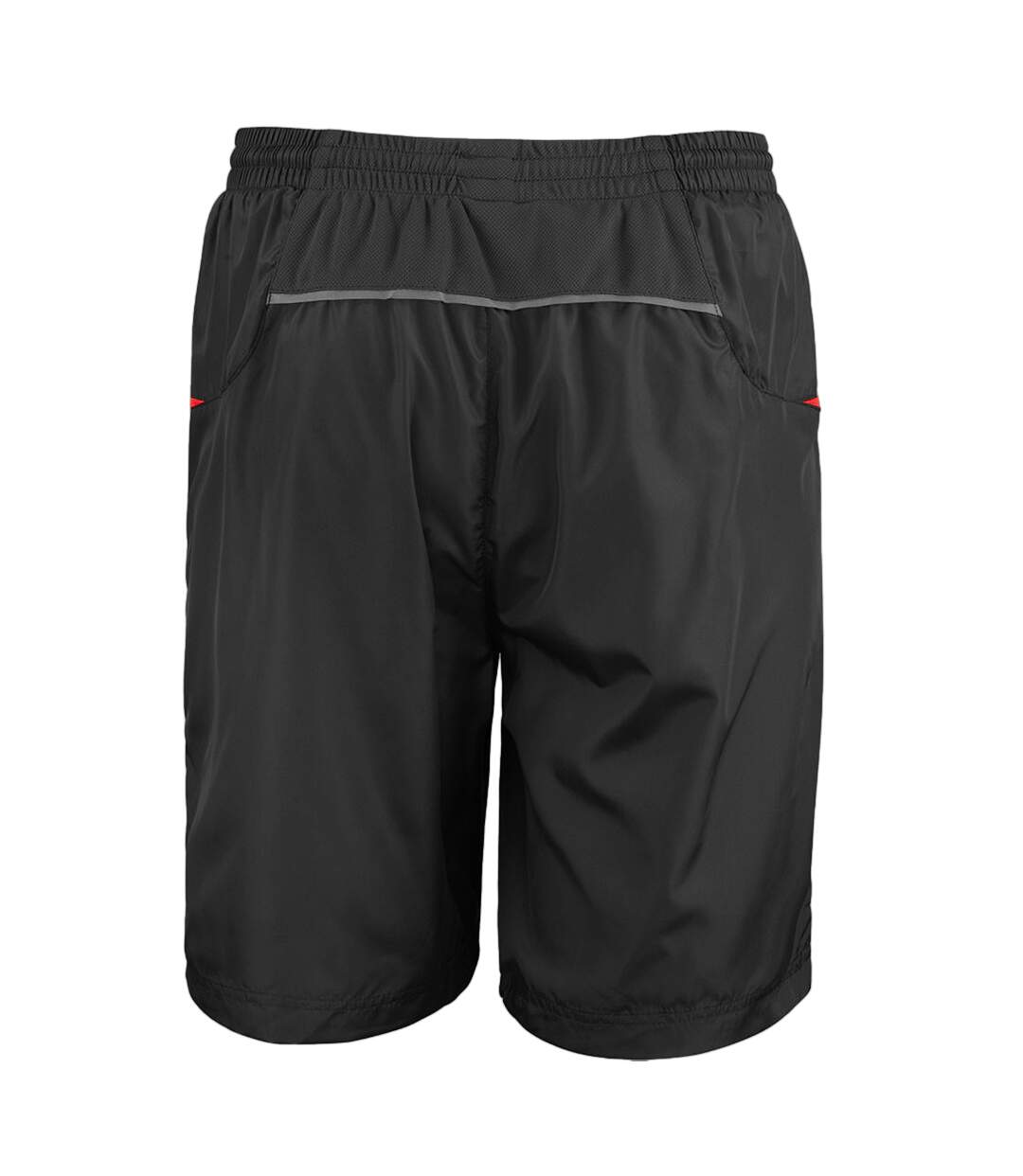 Short de sport homme noir/rouge Spiro