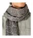 Écharpe Motif/style Cercle Taille Unique Gris Spasso-3