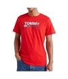 T-shirt Rouge Homme Tommy Jeans Corp Logo