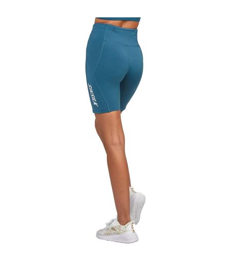 Cuissard de cyclisme essentials femme bleu sarcelle SikSilk