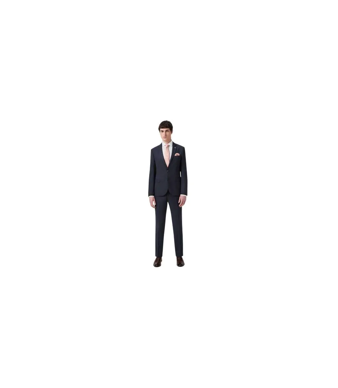 Pantalon Habillé Mariage Homme Bleu Marine Twisted Tailor-1