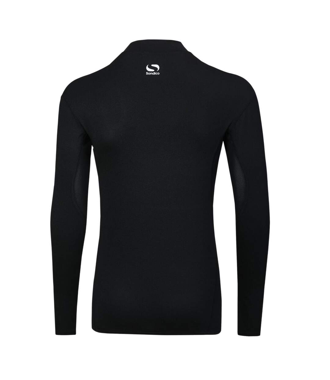 Mens Mock Neck Base Layer Top Black Sondico-2