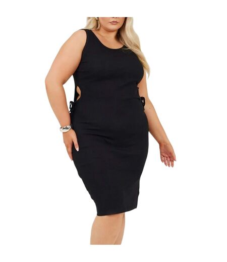 Robe Mi-longue Femme Noir Brave Soul