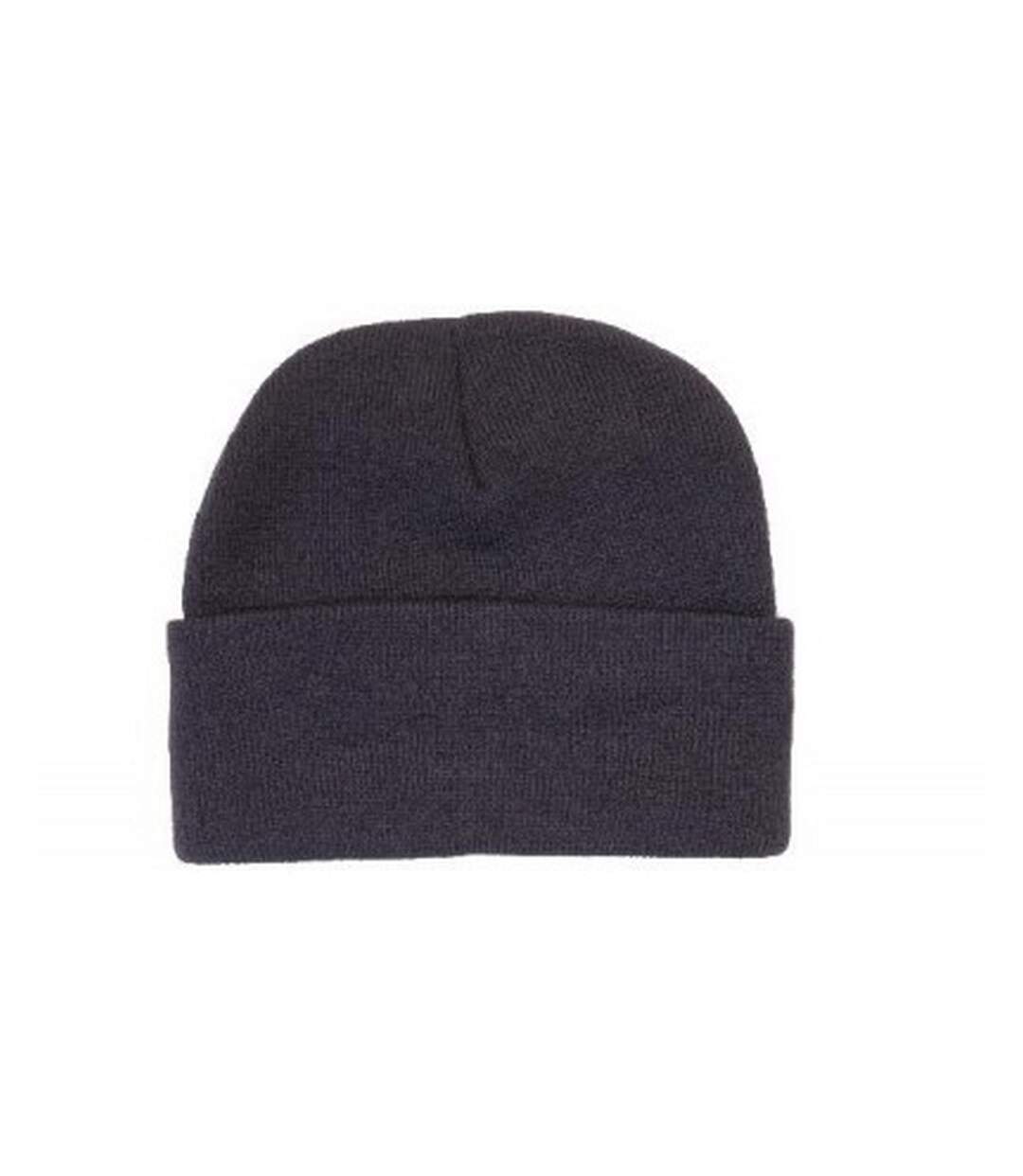 Unisex adult plain beanie navy Carta Sport-1