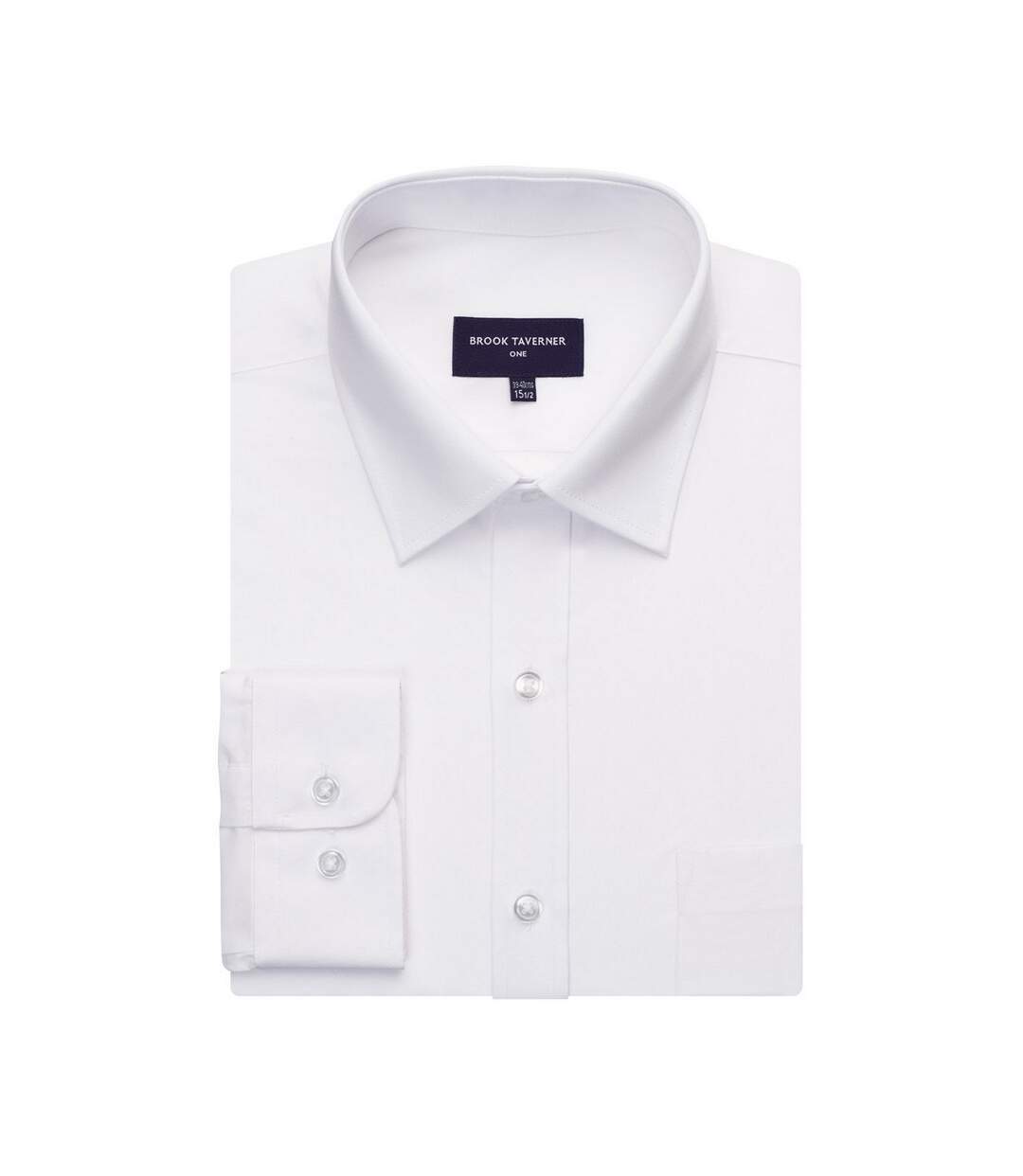 Chemise Manches Longues Juno Homme Blanc Brook Taverner-2