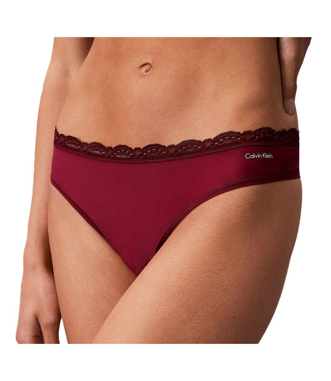 String bordeaux femme calvin klein jeans  thong-1