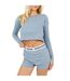 Ensemble De Vêtements De Détente Motif/style Uni Weekend Mode Femme Bleu Ardoise Clair Brave Soul-2