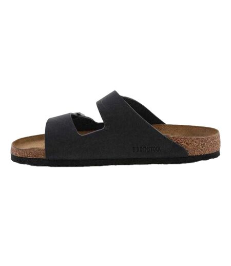 Mens Arizona Buckle Leather Lightweight Sandals Black Birkenstock