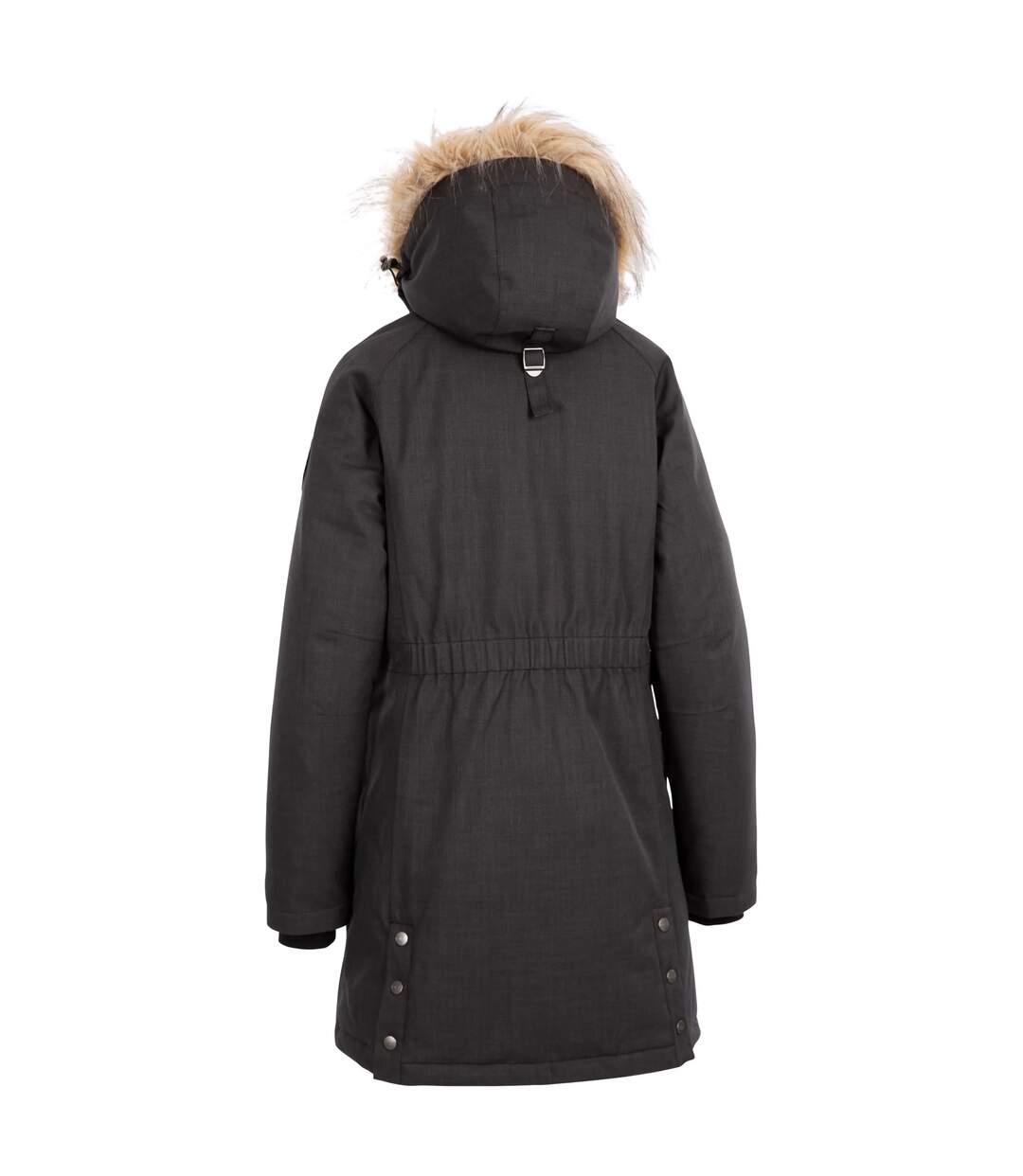 Womens/ladies Dana Down Jacket Black Marl Trespass-2