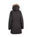 Womens/ladies Dana Down Jacket Black Marl Trespass-2
