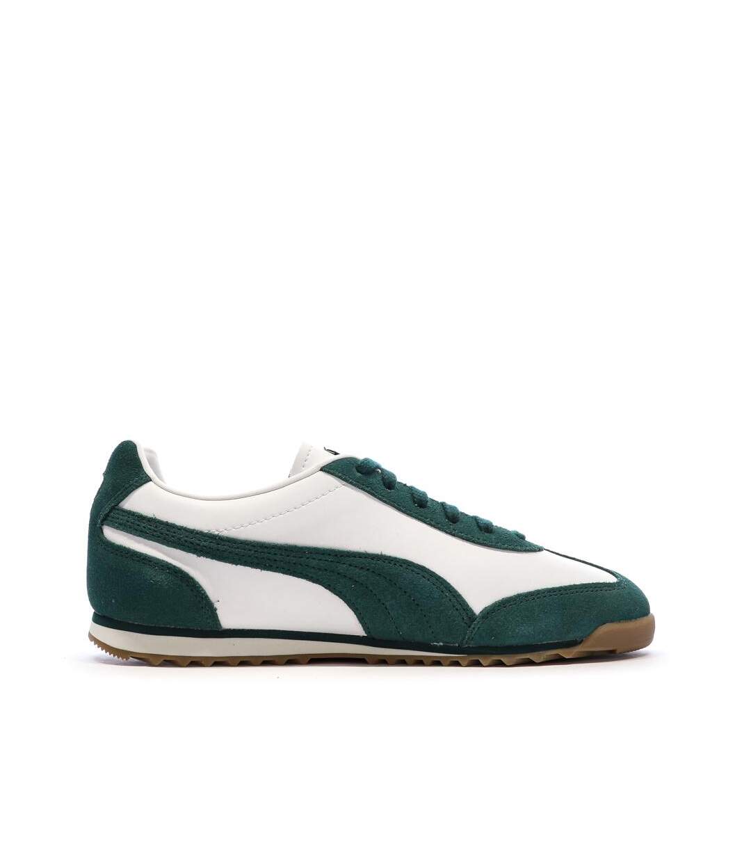 Baskets blanches/vertes homme puma arizona retro-2