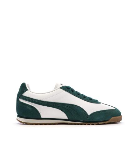 Baskets blanches/vertes homme puma arizona retro