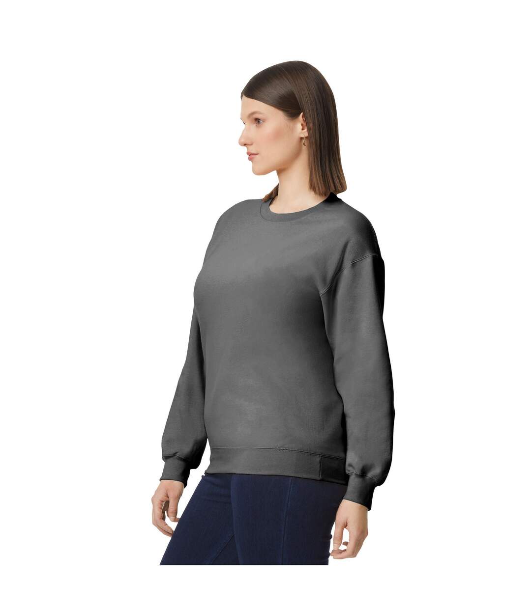 Sweat softstyle adulte charbon Gildan-3