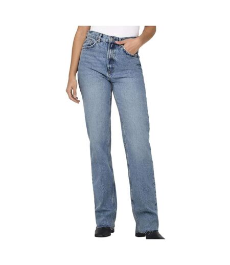 Jean droit bleu femme only riley - w26-l32
