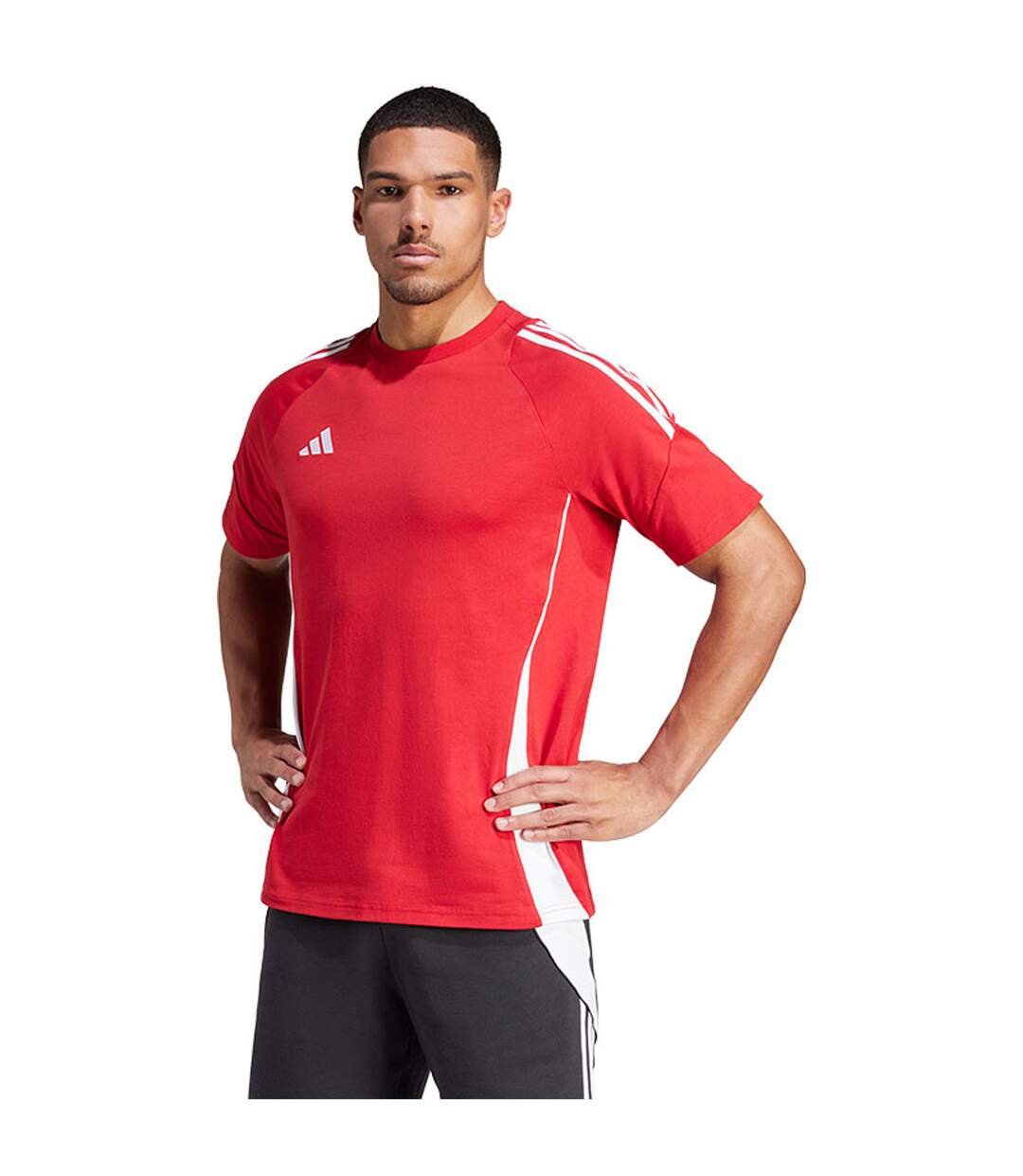 T-shirt Tiro Homme Rouge Adidas-1