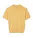 Womens/ladies Natural Dyed Fleece T-shirt Orange Lacoste-1