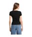 T-shirt Motif/style Logo Ovale Femme Noir Vif Guess-2