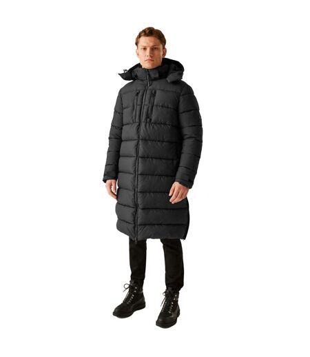 Mens Mottere Longline Padded Jacket Black Black Regatta