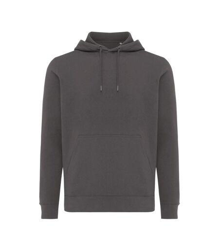 Unisex Adult Rila Recycled Cotton Lightweight Hoodie Anthracite Iqoniq