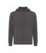 Unisex Adult Rila Recycled Cotton Lightweight Hoodie Anthracite Iqoniq-2
