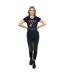 Disney - T-shirt COCO MIGUEL LOGO - Femme (Bleu marine) - UTBI14188-4