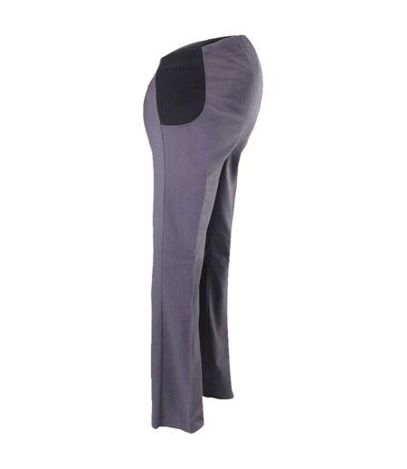 Alexandra Womens/Ladies Icona Stretch Elasticated Maternity Work Trousers (Charcoal) - UTRW3460