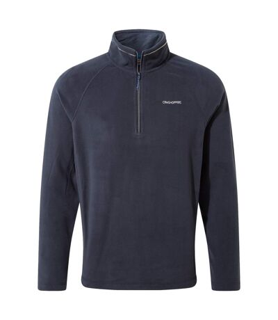 Mens corey vi half zip fleece top dark navy/blue navy marl Craghoppers