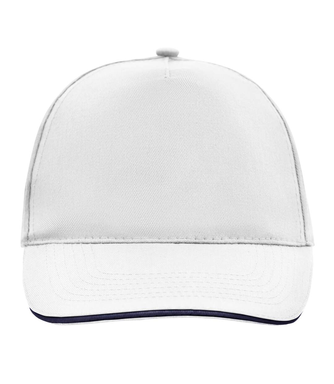 Casquette Motif/style 5 Panneaux Promo Blanc Myrtle Beach-1