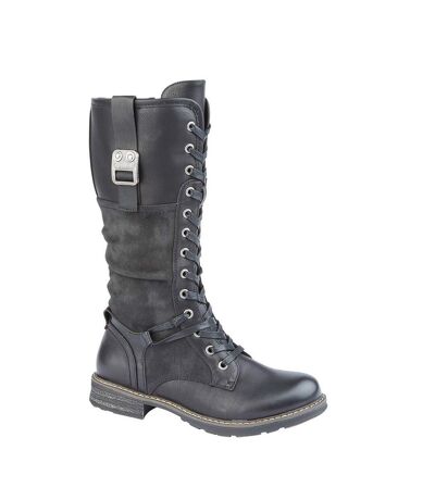 Cipriata Womens/Ladies Gabriela Knee-High Boots (Black) - UTDF1983
