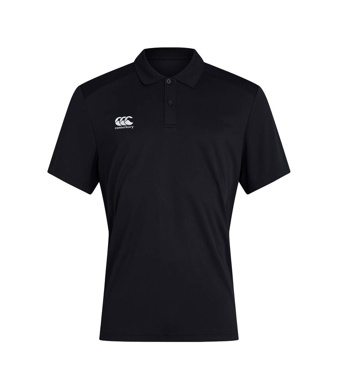 Mens Club Dry Polo Shirt Black Canterbury-2