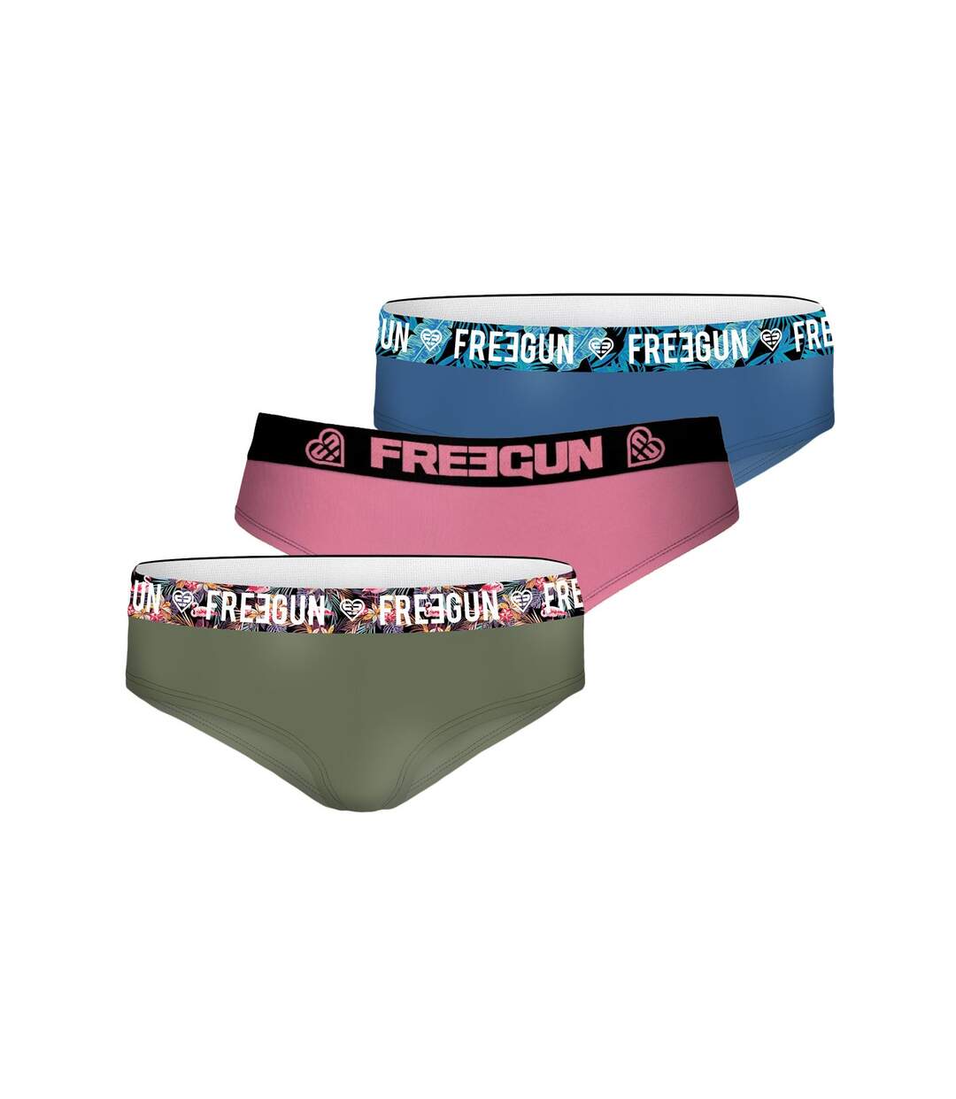 Pack Surprise de 3 Boxers coton femme Freegun