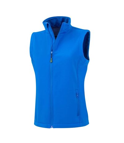 Result Genuine Recycled Womens/Ladies Softshell Body Warmer (Royal Blue) - UTBC4889