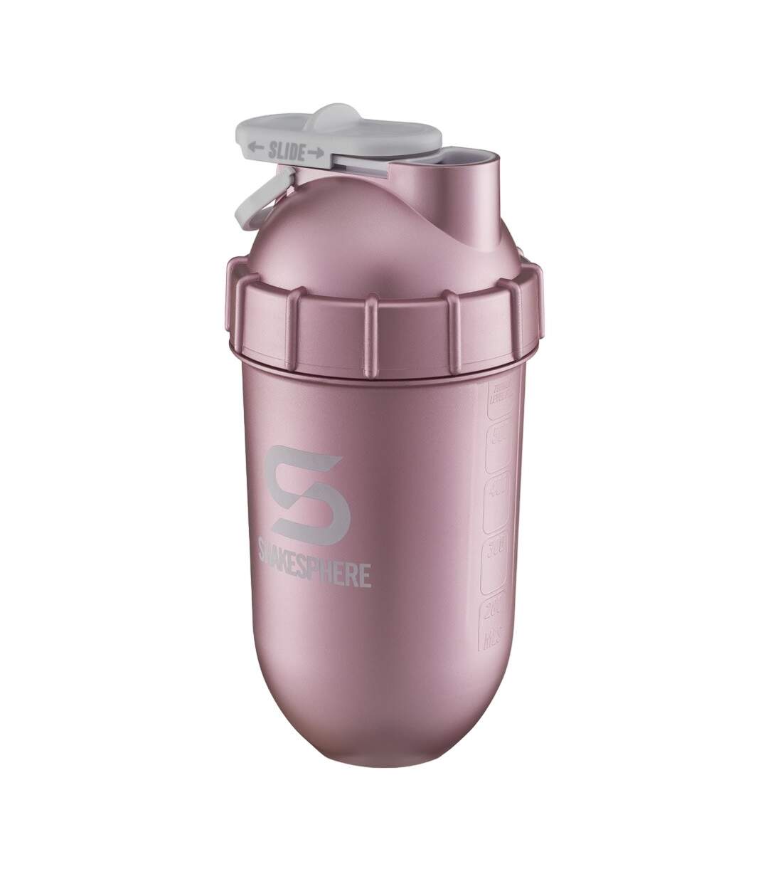 Shaker pour protéine 700 ml rose doré métallique ShakeSphere-2