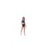 Bas De Maillot De Bain Motif/style Uni Palima Femme Bleu Marin Aquawave-1
