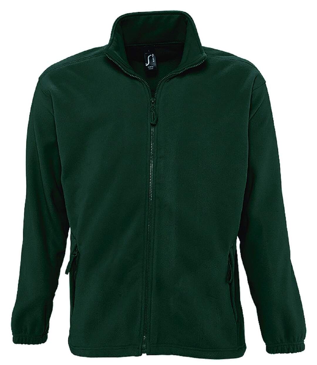 Veste polaire zip intégral - 55000 - vert sapin