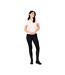 Womens/ladies Rome Short-sleeved Riding Top Blush Weatherbeeta-1