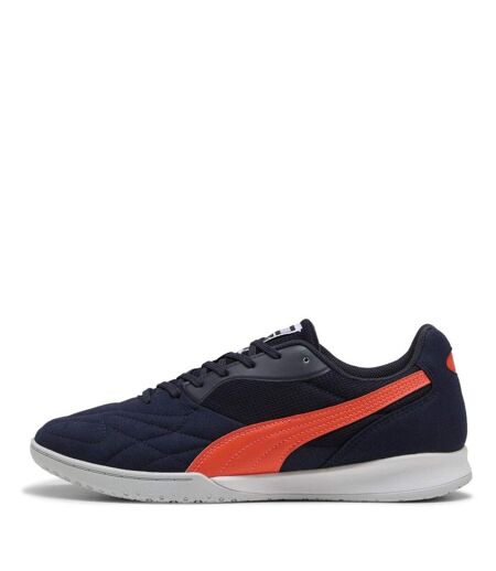 Mens Logo Low Cut Trainers Navy Glow Puma