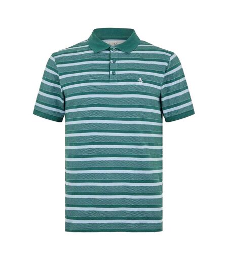 Polo Motif/style Rayé Homme Sarcelle Foncé Original Penguin