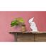 Statue Design Sculpture Kenya 47cm Blanc-4