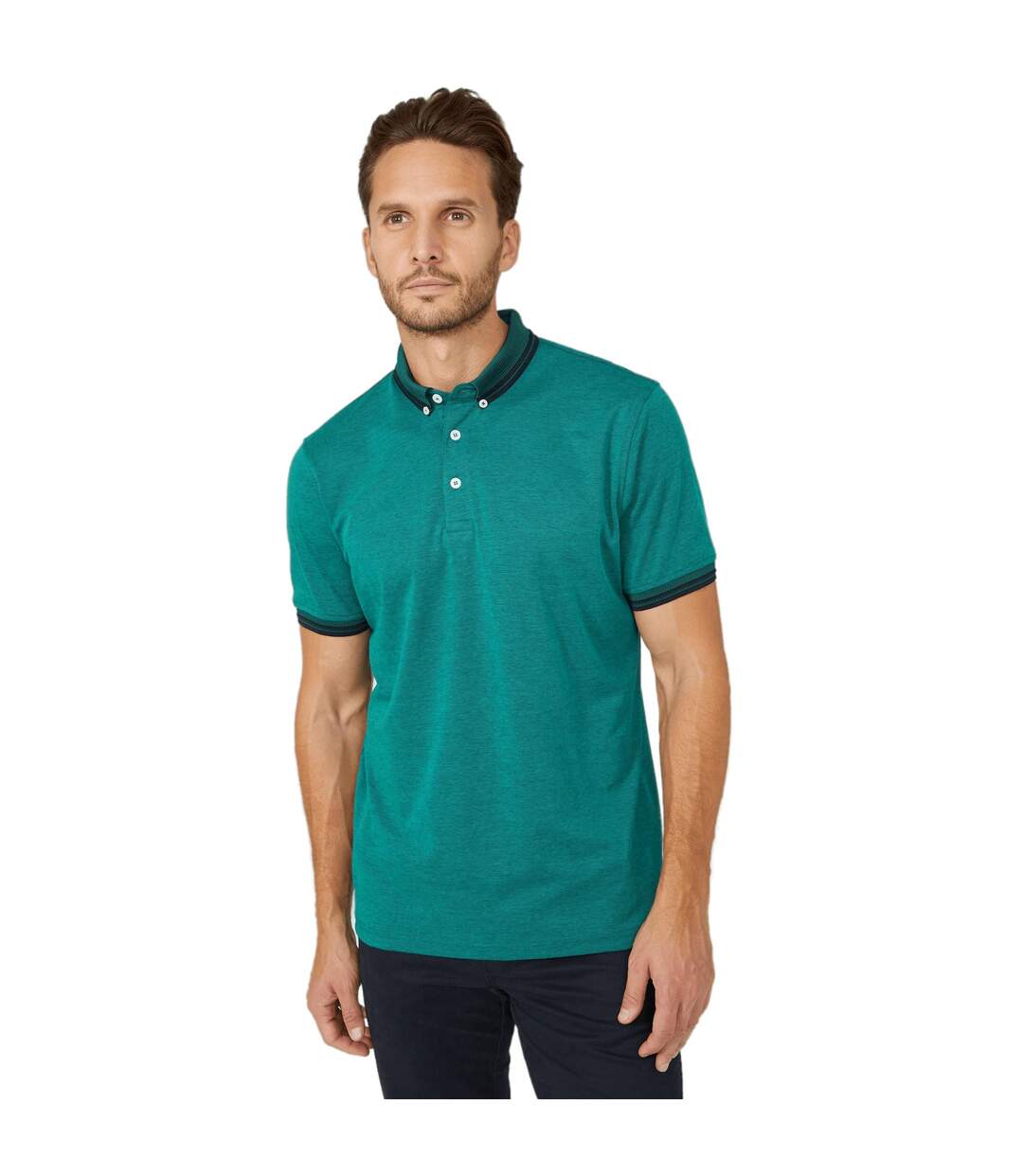 Maine Mens Soft Touch Polo Shirt (Jade)
