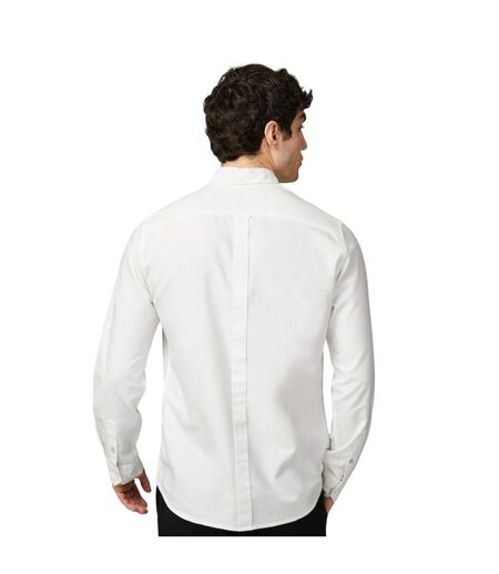 Chemise Manches Longues Motif/style Signature Homme Blanc Ben Sherman